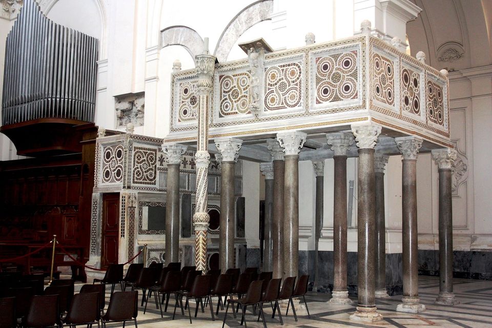 Cattedrale di san Matteo. Navata centrale, ambone D'Ajello #laculturanonsiferma